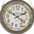 Manohar Metal White Decorative Wall Clock with Rope accents Set