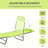 Outsunny Folding Chaise Lounge Chair, Pool Sun Tanning Chair, Outdoor Lounge Chair With Reclining Back, Breathable Mesh Seat, Headrest For Beach, Yard, Patio-577484227