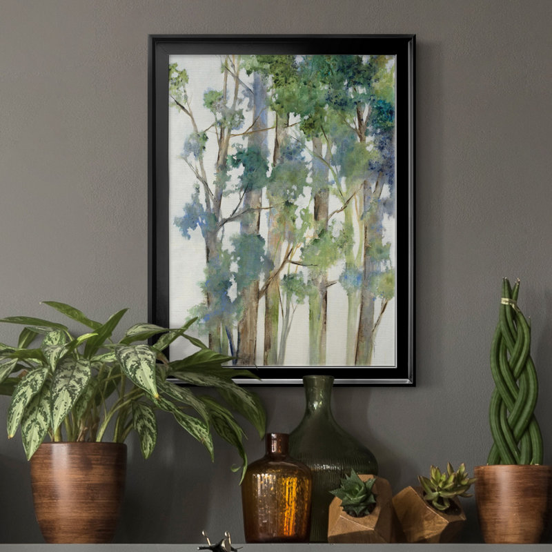 Toile encadrée Wind in The Trees - prête à être accrochée, Toile encadrée noire, H 22,5 po x l 30,5 po x P 1,5 po