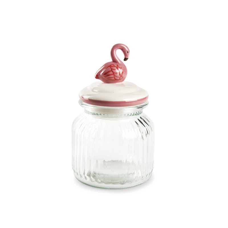 Tropical Glass Jar
