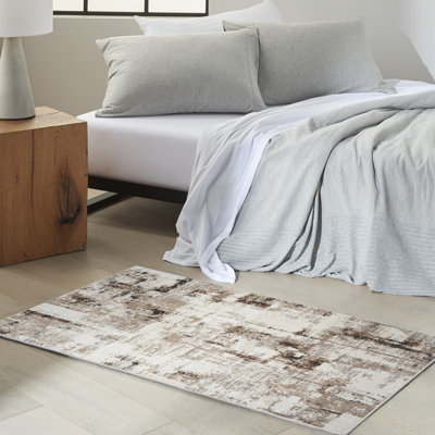 Tapis crème beige Calvin Klein