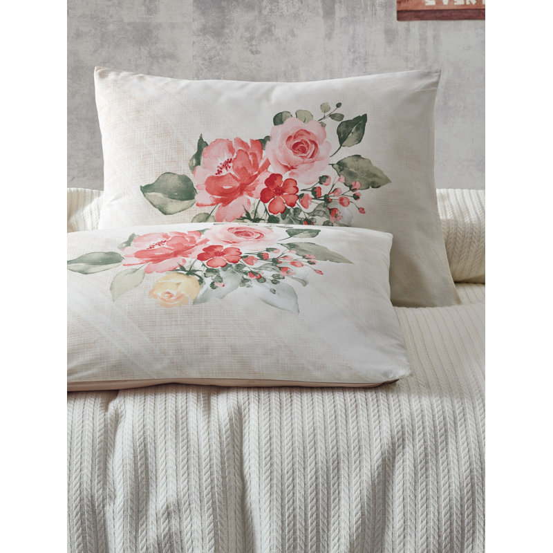 Couverture 100% coton Connell, Crème