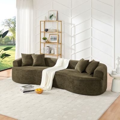 Canapé modulaire courbé 4 places Modern Cloud