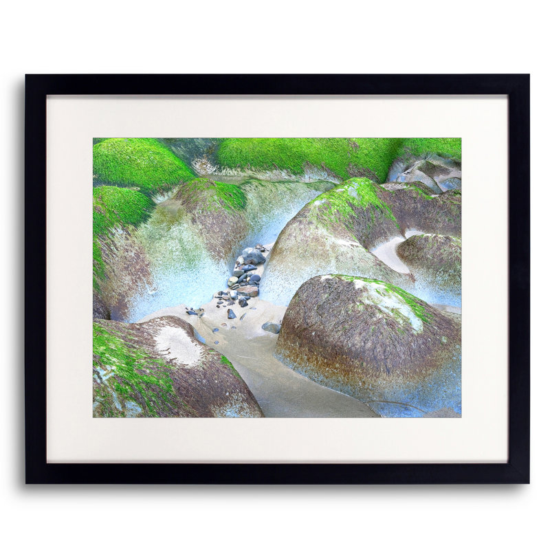 Tidal Rocks Design Print by Bruce Heinemann, 16" H x 20" W