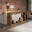 Console Farmhouse avec design ondulé