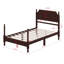 Lit poteau en bois traditionnel, lit plateforme rétro, aucun sommier requis-1183664663-1183664664