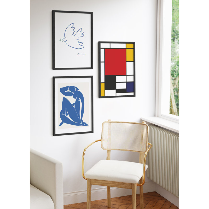 Black Oak 20x30 Wall Frame Set of 3