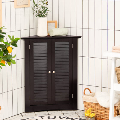 Armoire de salle de bain autoportante l 22 po x H 31,5 po x P 13 po