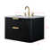Liljan 30'' Wall-Mounted Single Bathroom Vanity with Engineered Stone Top