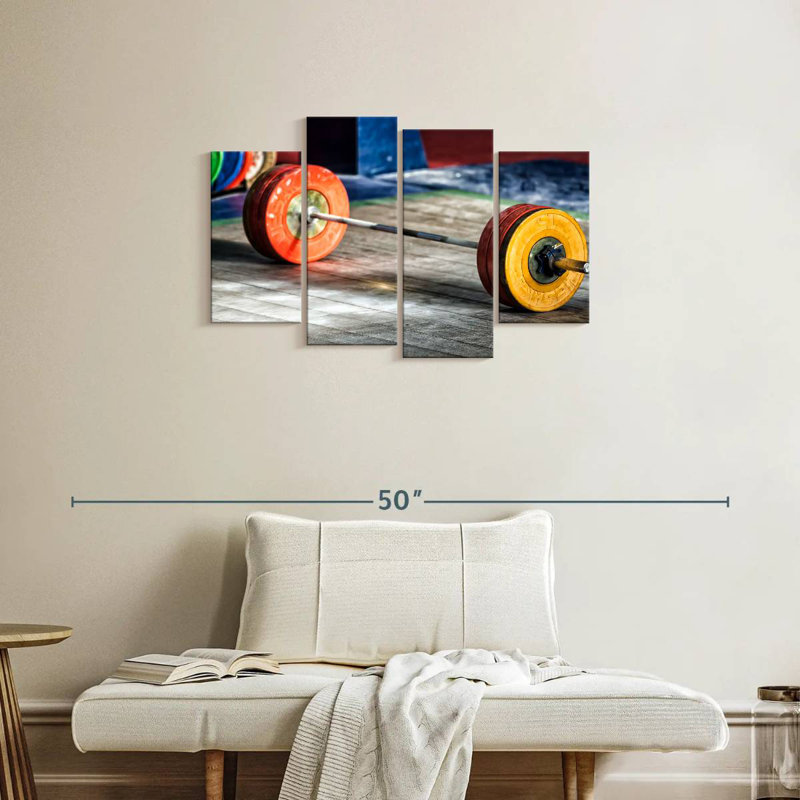Assiettes en forme de haltères colorées Sireci, H 22 po x l 36 po