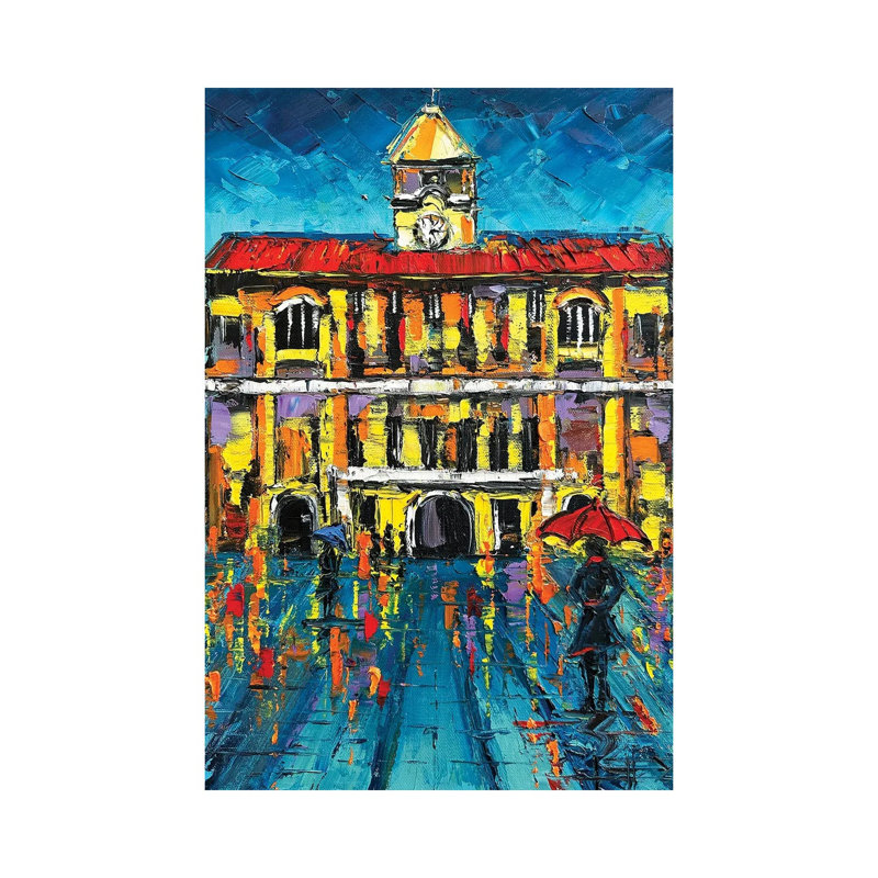 San Francisco Ferry Building by Lisa Elley - Gallery-Wrapped Canvas Giclée on Canvas, 30.48 cm H x 45.72 cm W, Wrapped Canvas