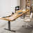 Brown Rectangular Solid Wood desk-400401025