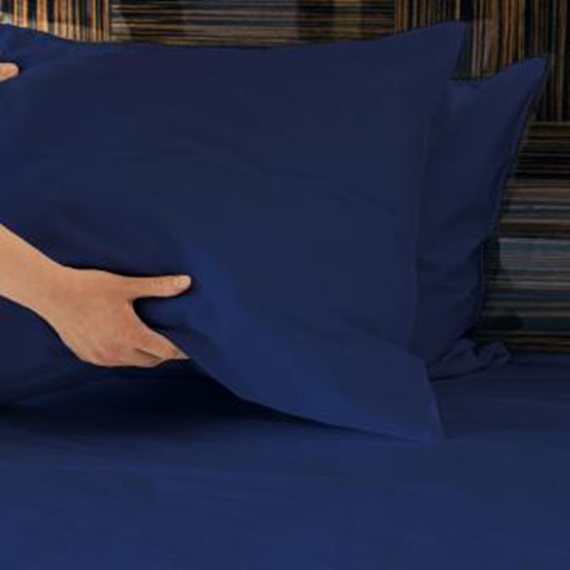 Deluxe Soft 100% Rayon Derived From Bamboo 4-Piece Sheet Set, Dark Blue, King Sheet Set