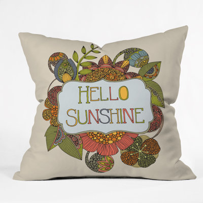 Valentina Ramos Hello My Sunshine Throw Pillow