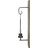 Niland Steel Armed Sconce