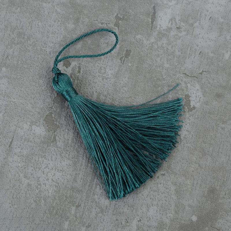 Sola Fabric 10cm Curtain Tieback, Blue/Green