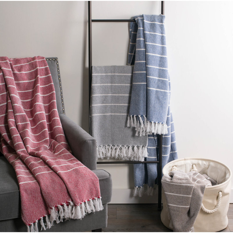 Jeté en coton Dll Thin, Gris