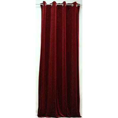 (54x63") Velvet Ring Panel-Red/Diamond