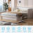 Queen Farmhouse Murphy Bed with Storage & Charging | Space-Saving Cabinet Bed for Guest Room, Apartment & Home Office, White-997458263