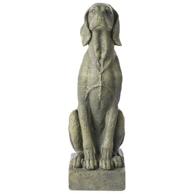 Water Resistant Fiberstone Clay Garden Statue