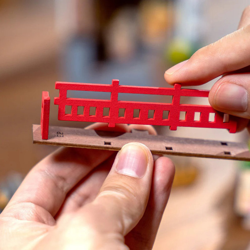 Ensemble de coin-livre 3D bricolage - Sakura Wine Alley, 249 pièces