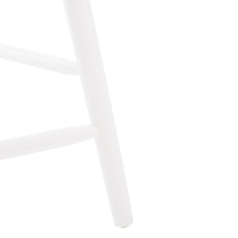 Tabouret de comptoir 24 po, Blanc / Naturel