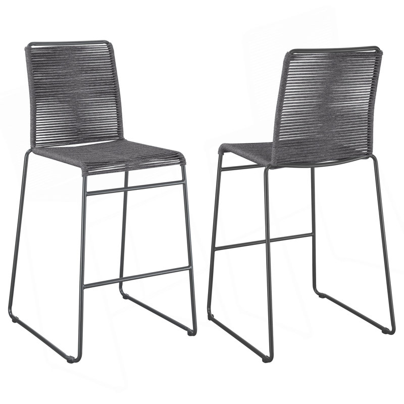 Ensemble de 2 chaises de bar Jerome