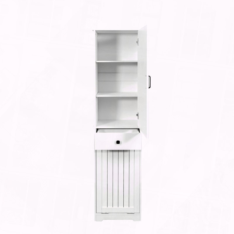 Armoire de buanderie avec tiroir de rangement avec structure en bois durable et facile d'entretien