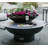 Harrogate Steel Wood Burning Fire Pit with Lid & Grate