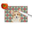 Planche à découper en verre Corgi Christmas PoinsettIas