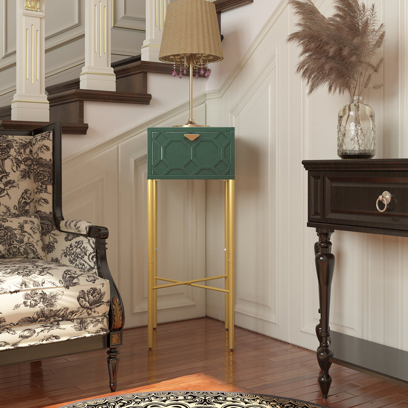 Table de bout Araneli, Vert