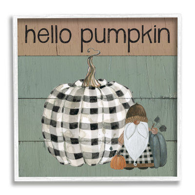 Gnome écossais «Hello Pumpkin»