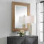 Loreene Grass Cloth Mirror