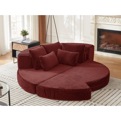Chaise longue rembourrée