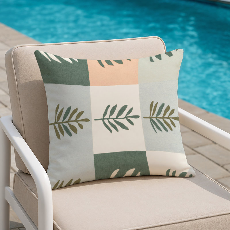 Willow’S Grace Indoor And Outdoor Throw Pillow, Square 18"