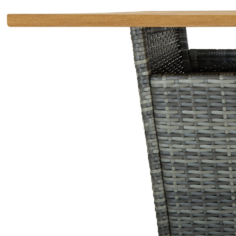 Table de bar Kharim, gris