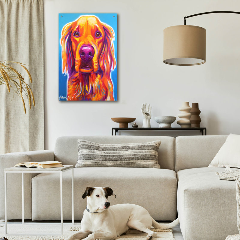 «Golden - Macie» par Dawg Painter, H 36 po x l 24 po x P 0,2 po
