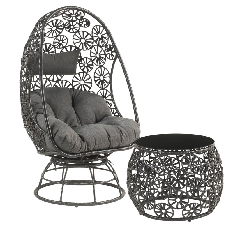 Cabren Wicker Outdoor Lounge Chair