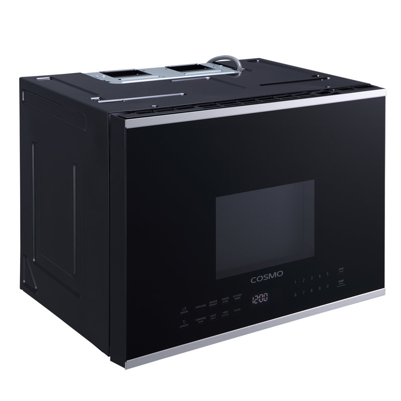 Cosmo 24 in. Stellar Collection 1.34 cu. ft. Over the Range Microwave in Stainless Steel with Vent Fan
