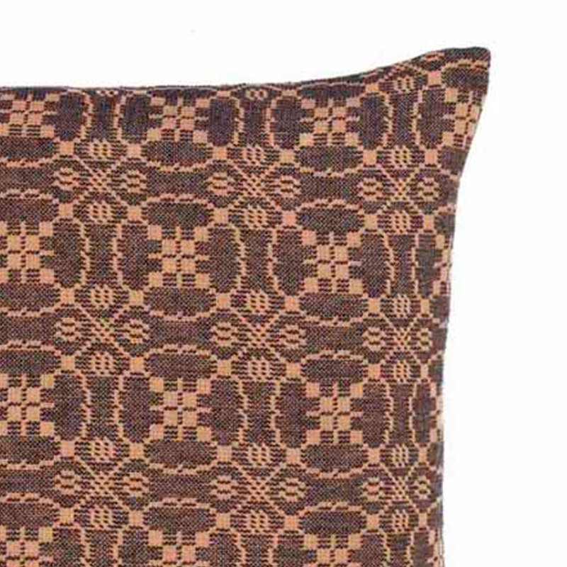 Housse de coussin en jeté 18" géométrique