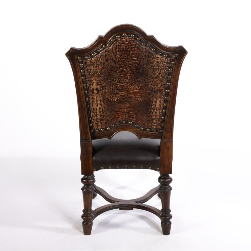 Beazer Leather Dining Chair, Brown