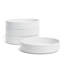 over&back Stackable Semi Hand-Finished Stoneware Dinner Bowls, Set of 4-99279684