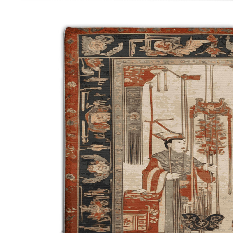 Tapis intérieur et extérieur ArtDeco, Rectangle 4pi x 6 pi