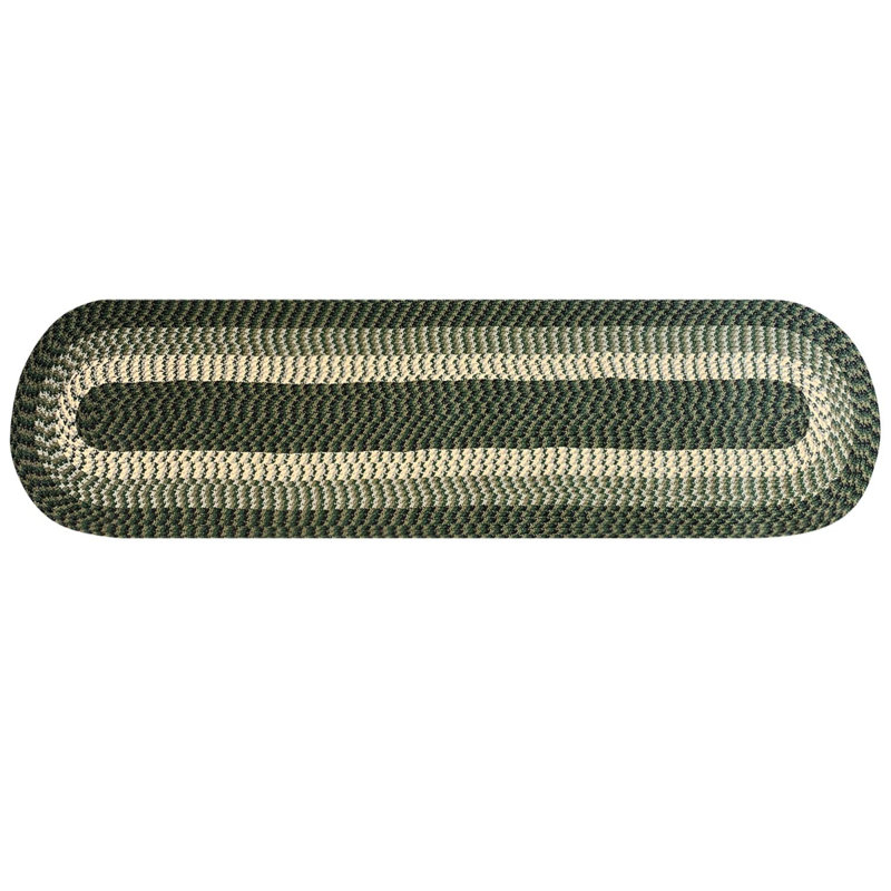 Tapis tressé à la main Orme, Tapis de couloir 24 po x 108 po