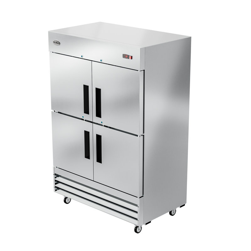 Réfrigérateur commercial à porte demi-porte de 54 po pi RIR-3D-SSHD