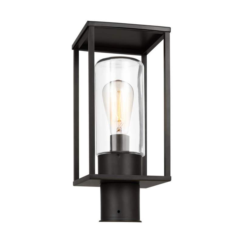 Vado One Light Outdoor Post Lantern from , Antique Bronze