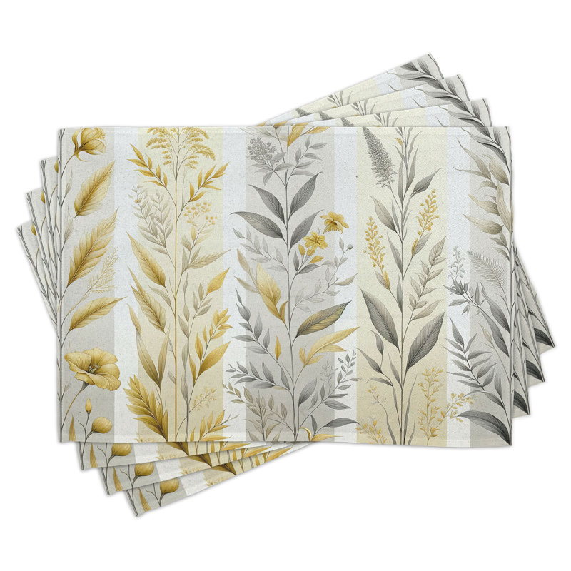Ensemble de 4 napperons Ambesonne