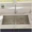 Évier de cuisine à double cuve 33 po x 19 po x 10 po (50/50) - Évier de cuisine à double cuve 33 po x 19 po de calibre 16 avec deux cuves profondes de 10 po