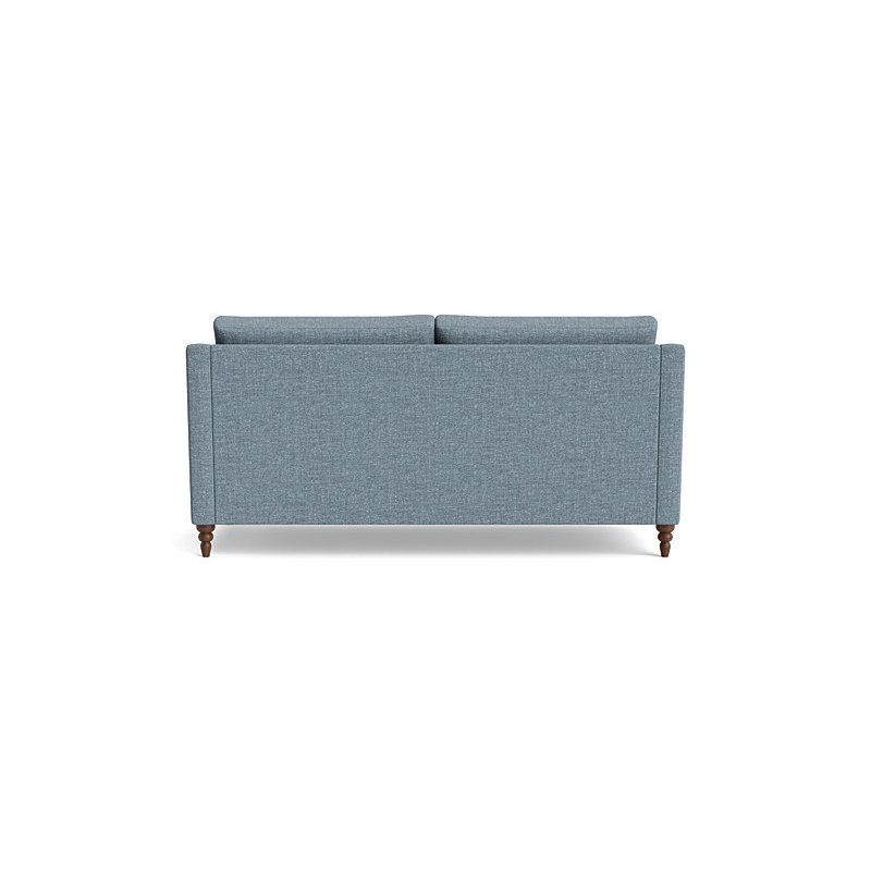 Vera Loveseat (70"), Walnut Finish (Turned), Performance Weave - Natural