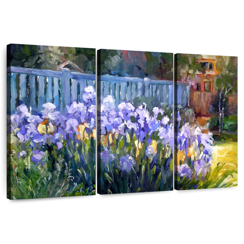 Harnek Iris Flowers, 20" H x 33" W